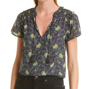 Paige Laramie Tassel Tie Blouse